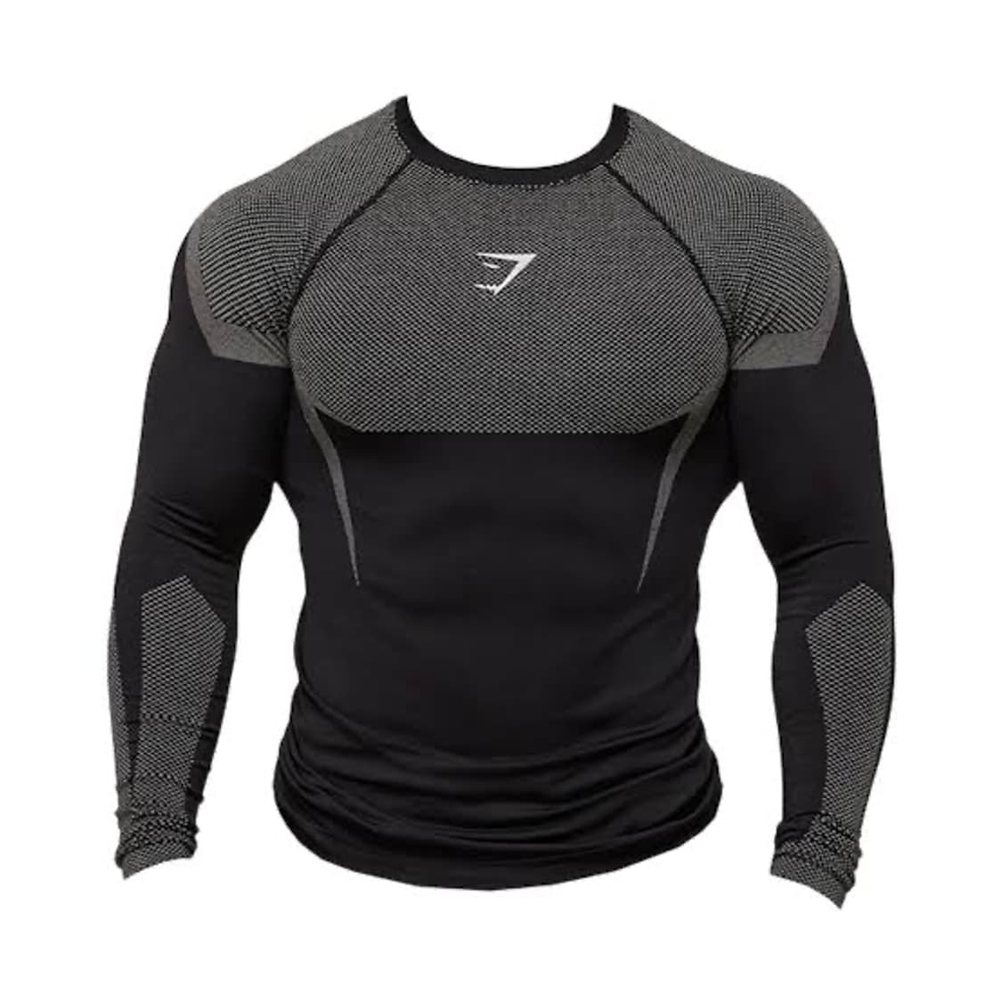 짐샤크 오닉스 블랙 롱슬리브 M,L 상품이미지1