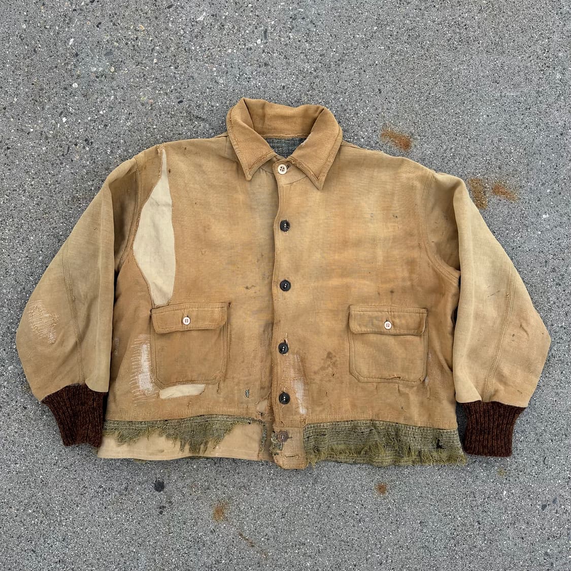 1930s Vintage Moleskin Work Jacket 상품이미지2