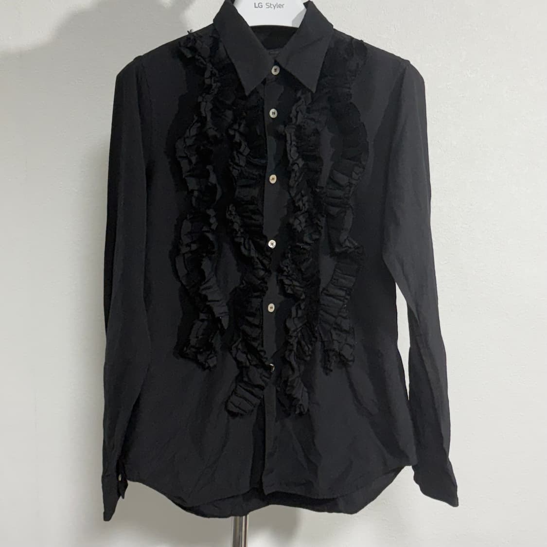 24aw 꼼데가르송 꼼데가르송 프릴 블라우스 s 상품이미지1