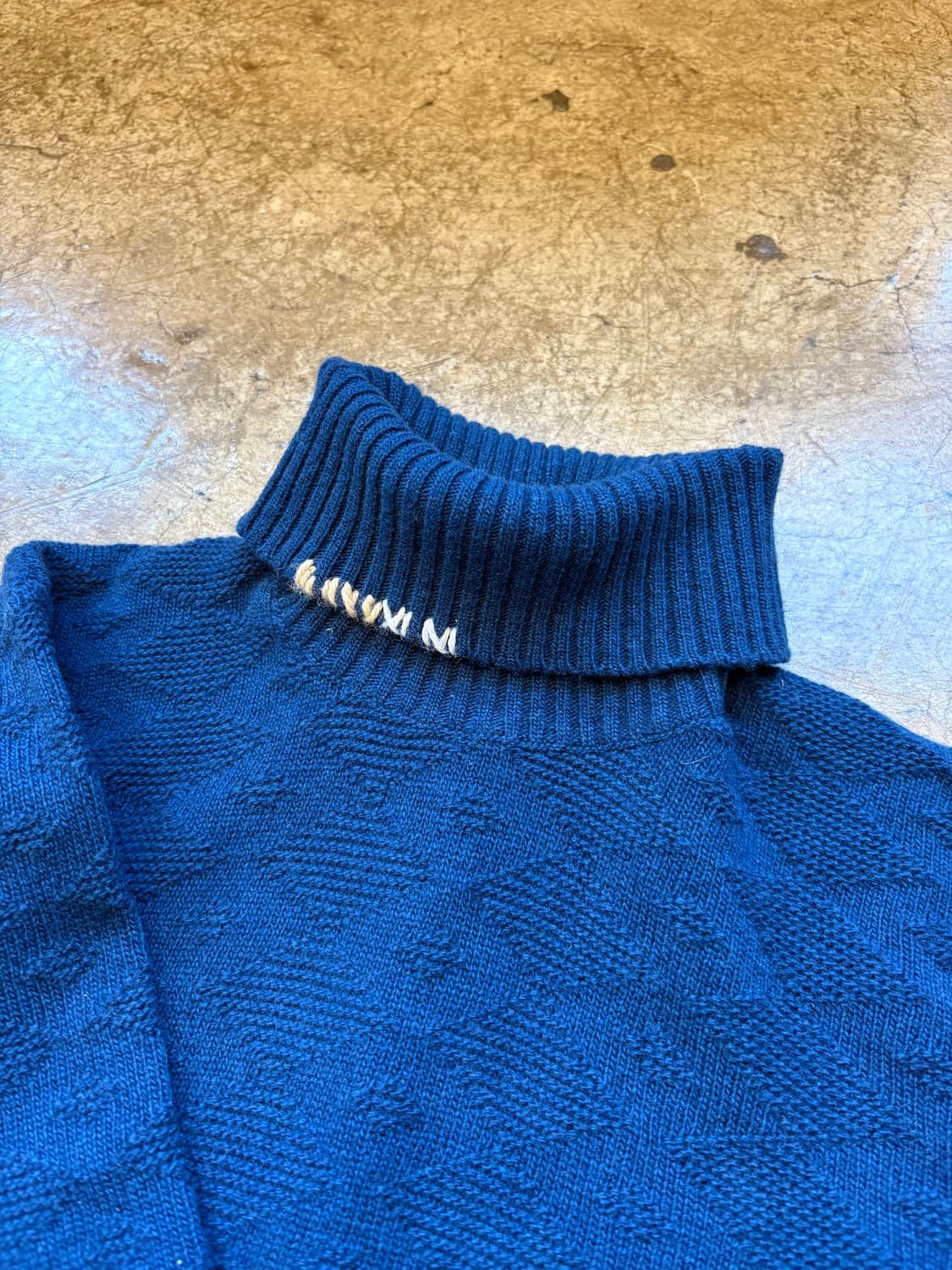 BOB 이태리 핸드메이드 사시코 울 니트 폴라 상품이미지5