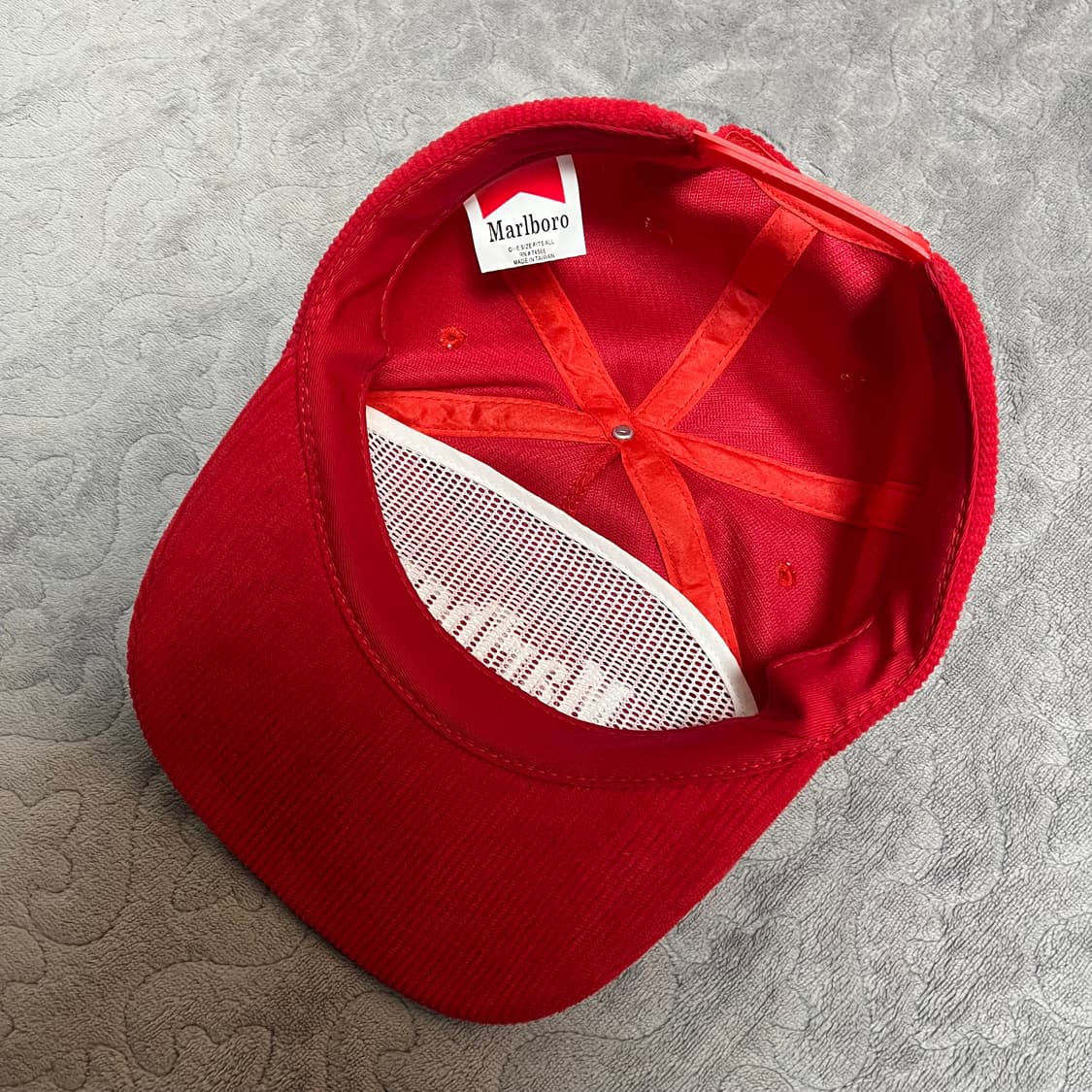 90s Marlboro 빈티지 말보로 코듀로이 모자 / 말보루 캡 상품이미지2
