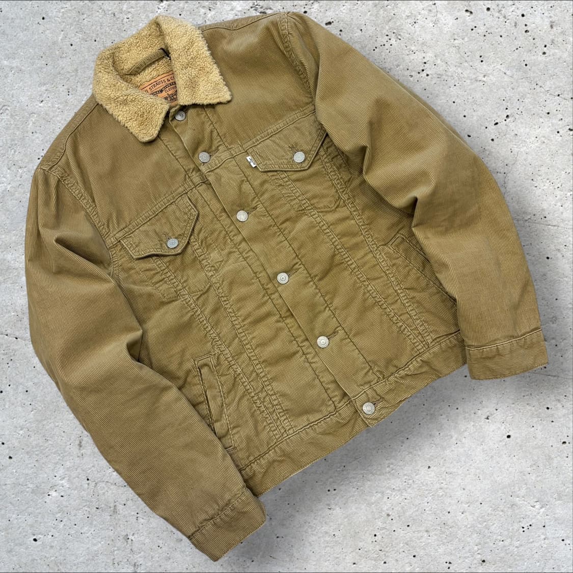 [M] 리바이스 코듀로이 쉐르파 트러커 자켓 B442 상품이미지1