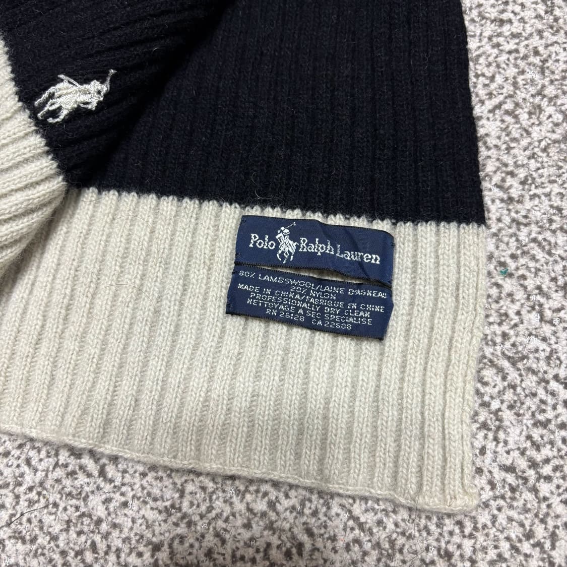 [택포,램스울80] 폴로 랄프로렌 이태리 머플러 목도리 [A+] 상품이미지3