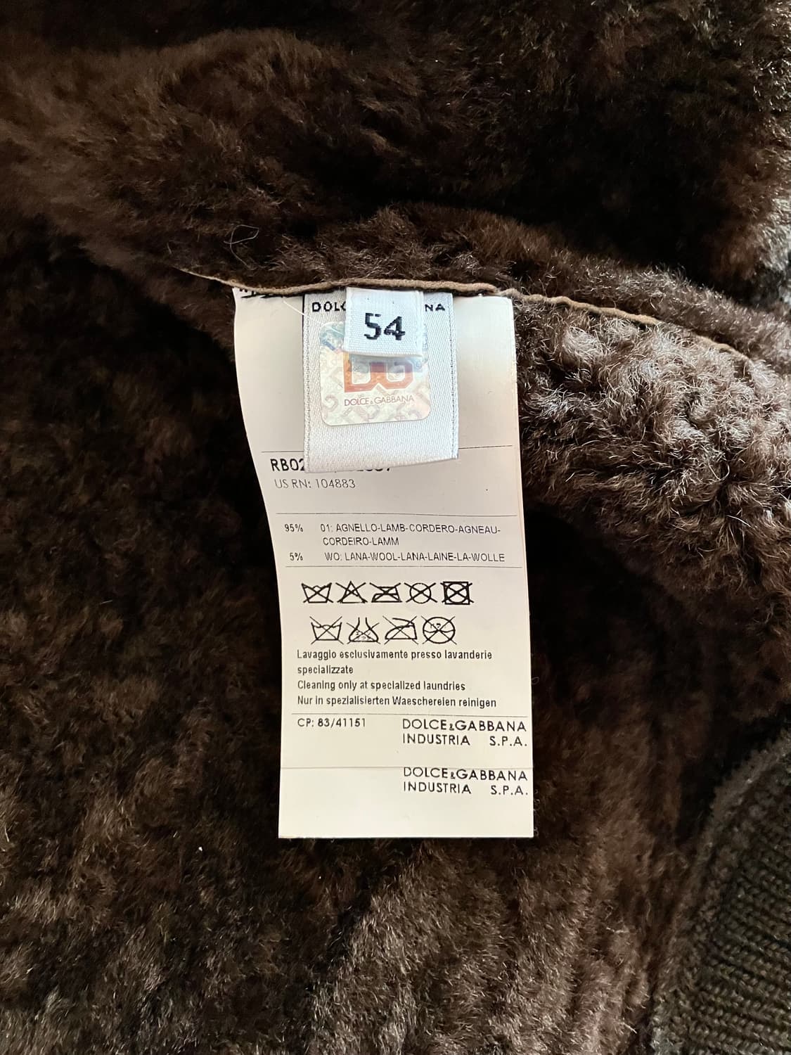 돌체앤가바나 멀티포켓 무스탕 상품이미지6