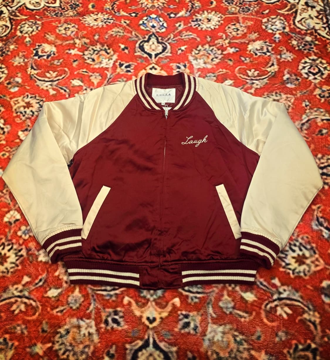 Colza 콜자 일본빈티지 새틴 스카잔/점퍼 상품이미지3