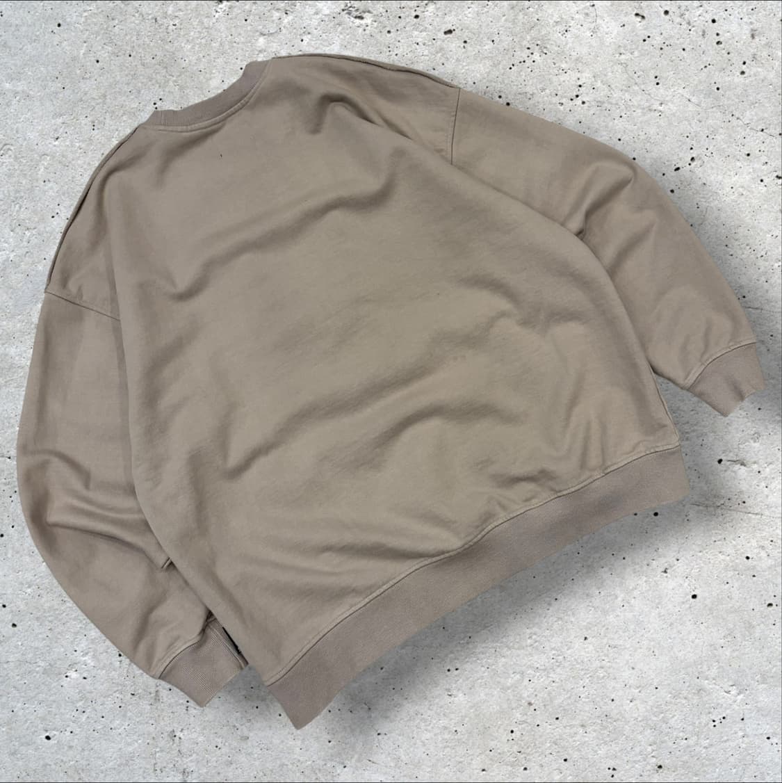 아조바이아조 스컬 맨투맨 스웻셔츠 베이지 D641 상품이미지2