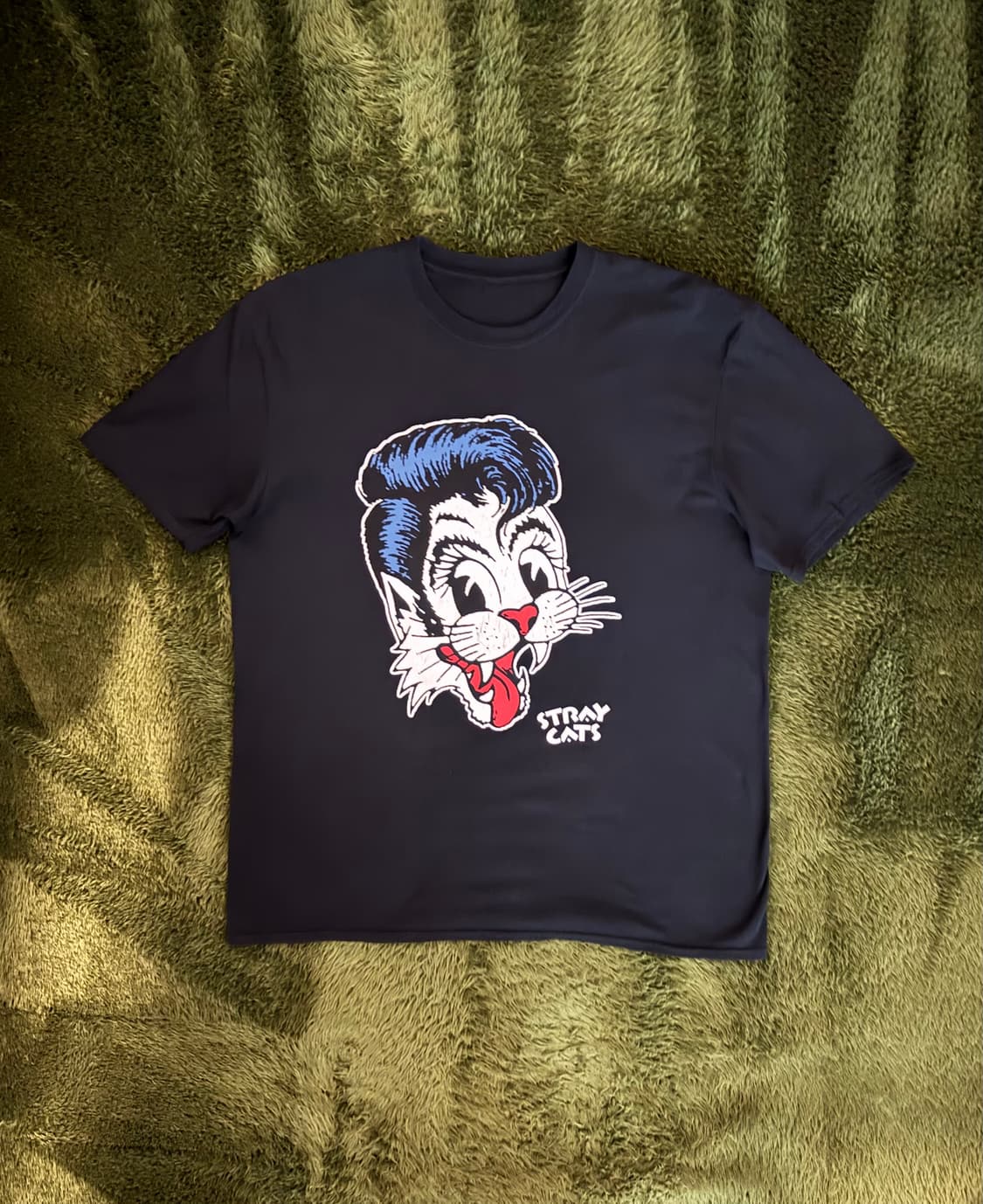 Stray Cats 스트레이 캣츠 튜블러 오리지널 그래픽 티셔츠 블랙 상품이미지1