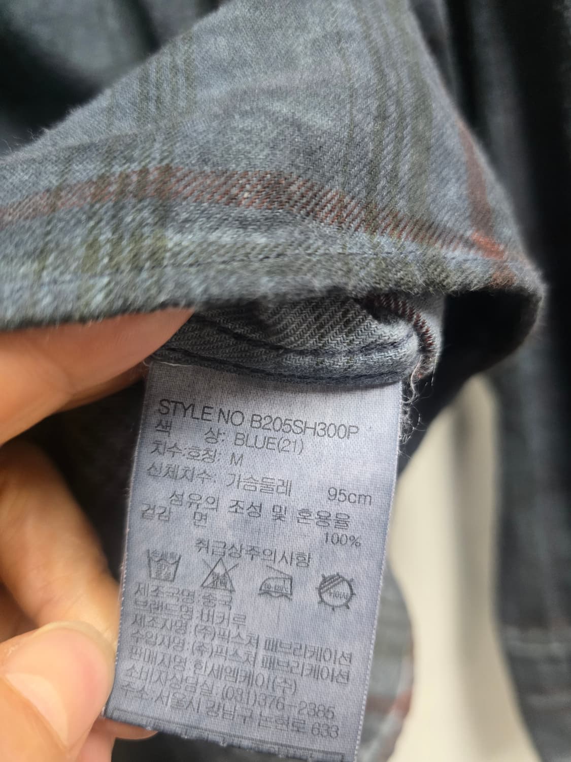 버커루 가먼트다잉 셔츠  M 상품이미지6