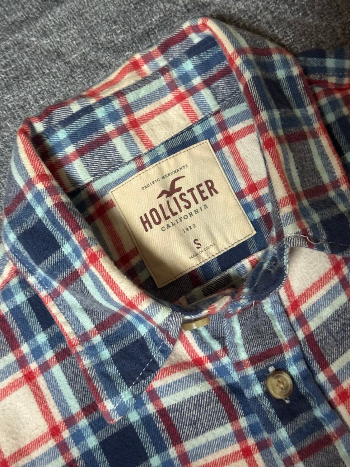 홀리스터 체크셔츠 S 상품이미지3