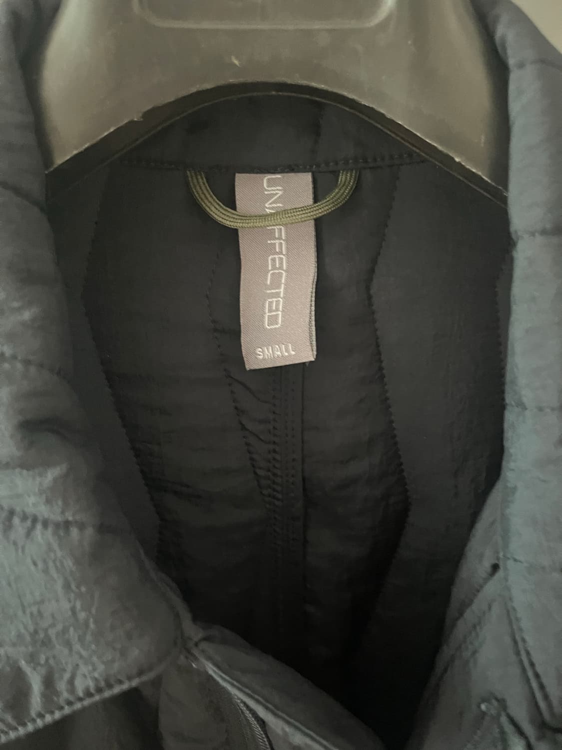 언어펙티드 퀼팅 자켓 네이비 상품이미지2