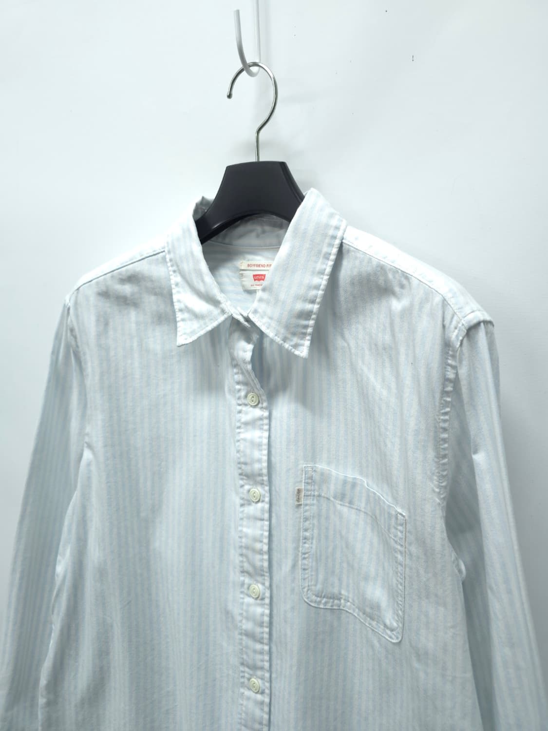 리바이스 화이트라벨 라이트블루 셔츠 ( 여성66~66반 ) 상품이미지6