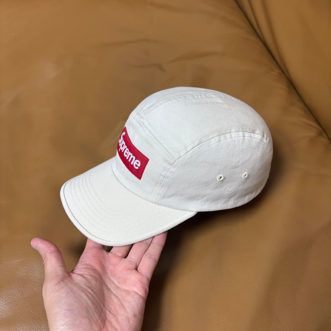 Supreme 22ss 워시드 스톤 캠프캡 모자 Washed Stone 상품이미지5