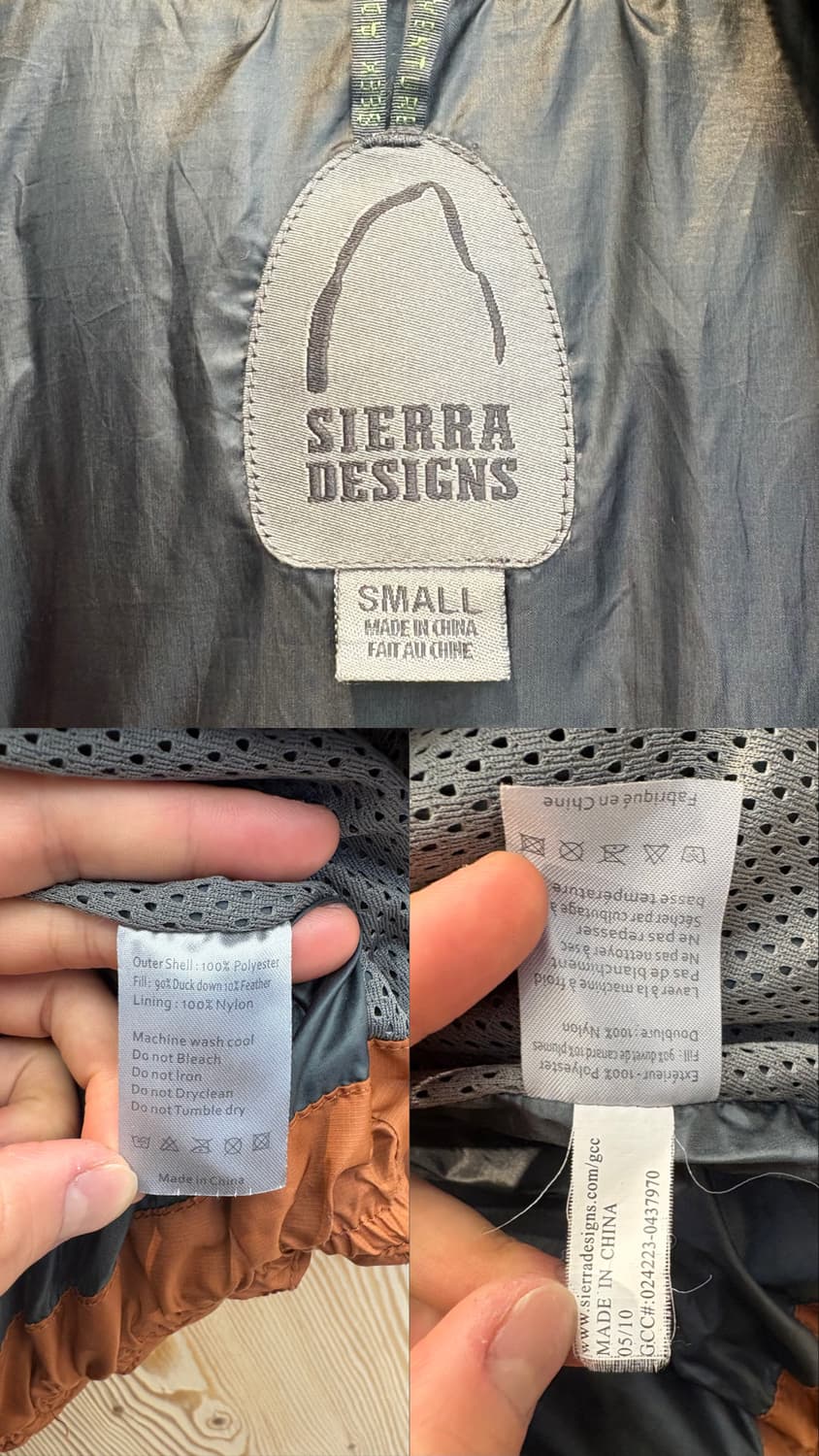 시에라디자인 후드 경량 패딩 상품이미지10