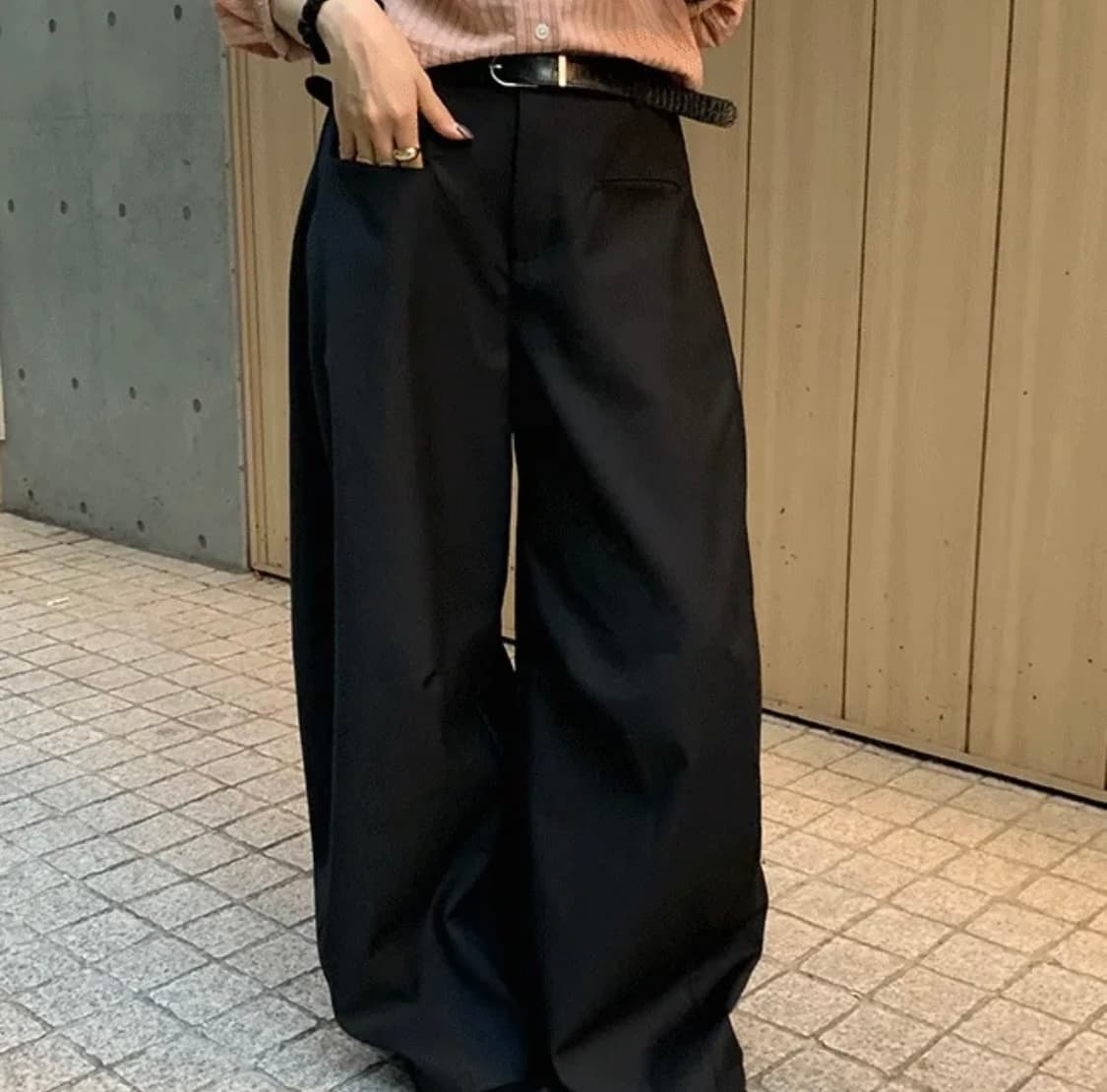 유이니 Silky curved pants(s) 상품이미지1