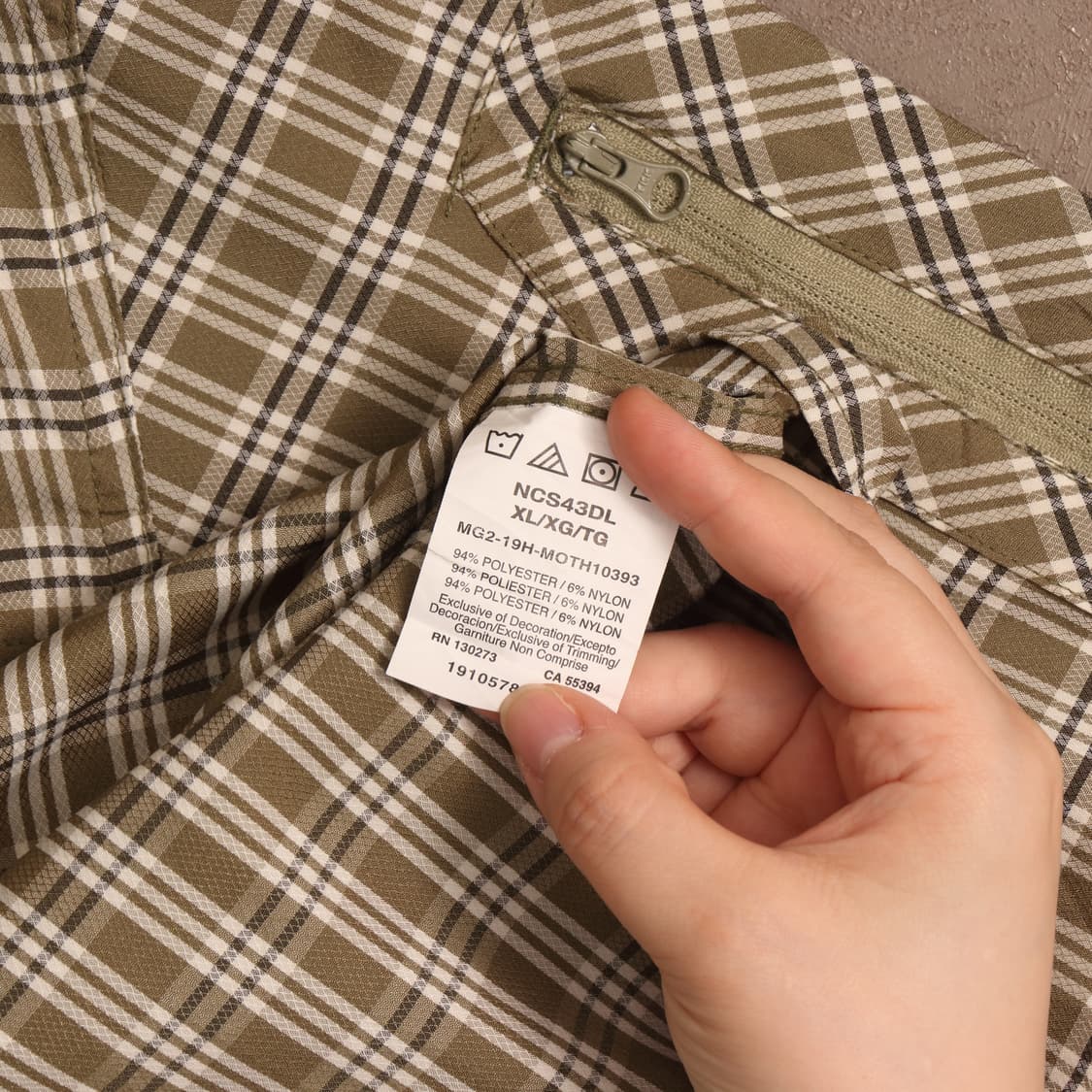 랭글러 아웃도어 매쉬 체크셔츠 A755 상품이미지4