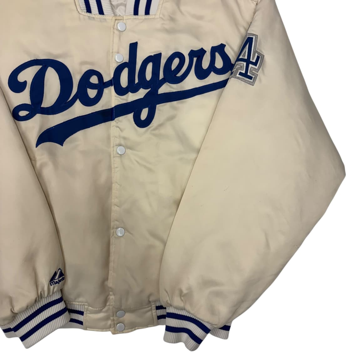 마제스틱 LA 다저스 화이트 바시티 자켓 M 상품이미지3