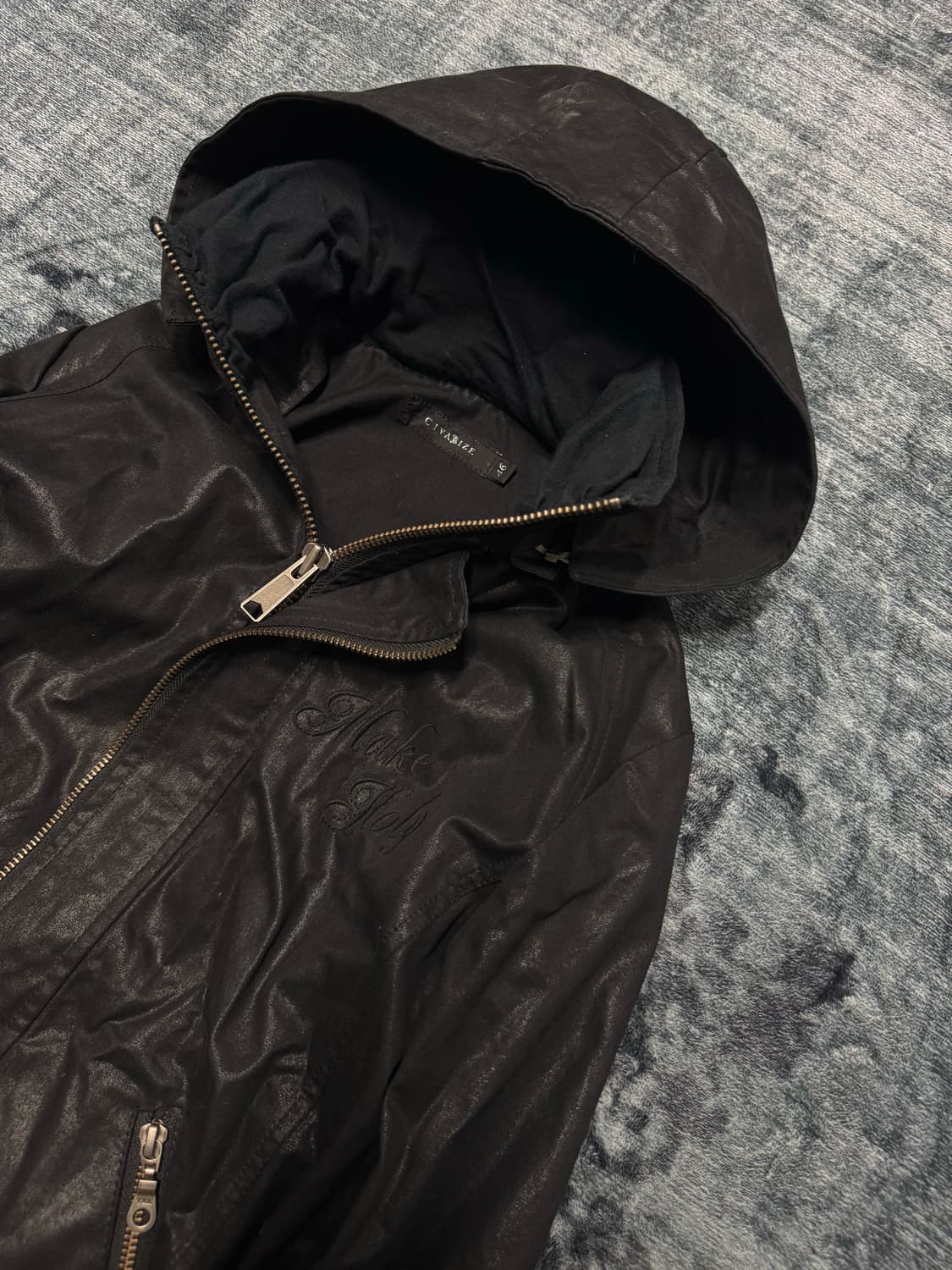 Civarize 00s dark coating hood jacket 상품이미지3