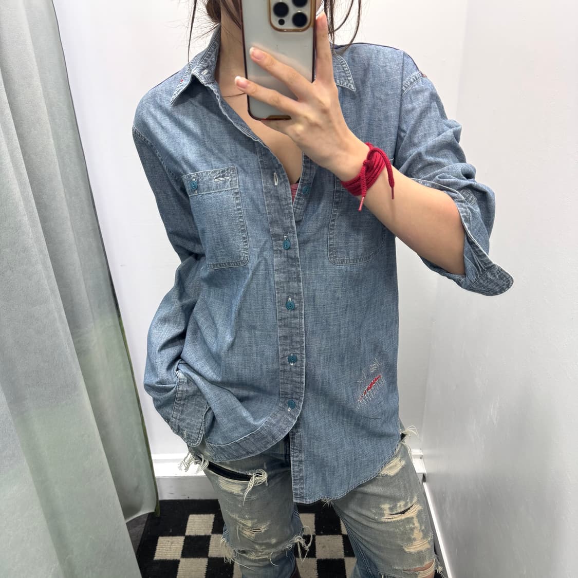 폴로 히피 소우 데님셔츠 상품이미지1