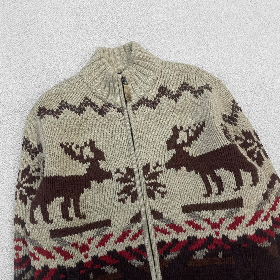 1942 아메리칸 빈티지 노르딕 코위찬 니트집업 상품이미지3