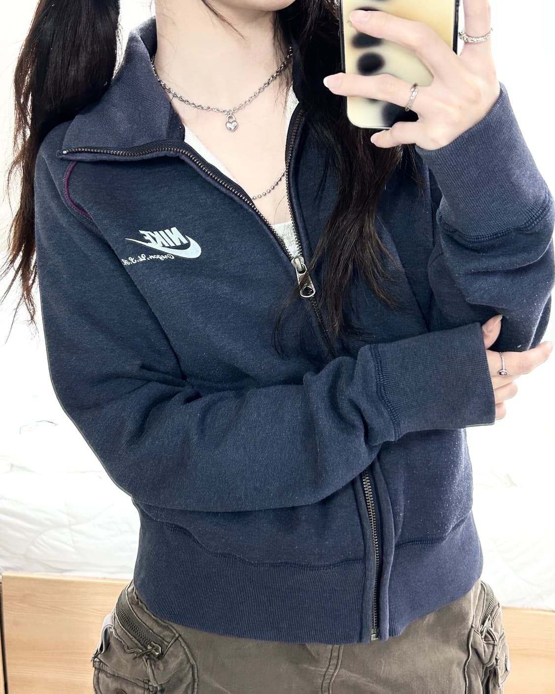 나이키 하늘로고 코튼집업 상품이미지4