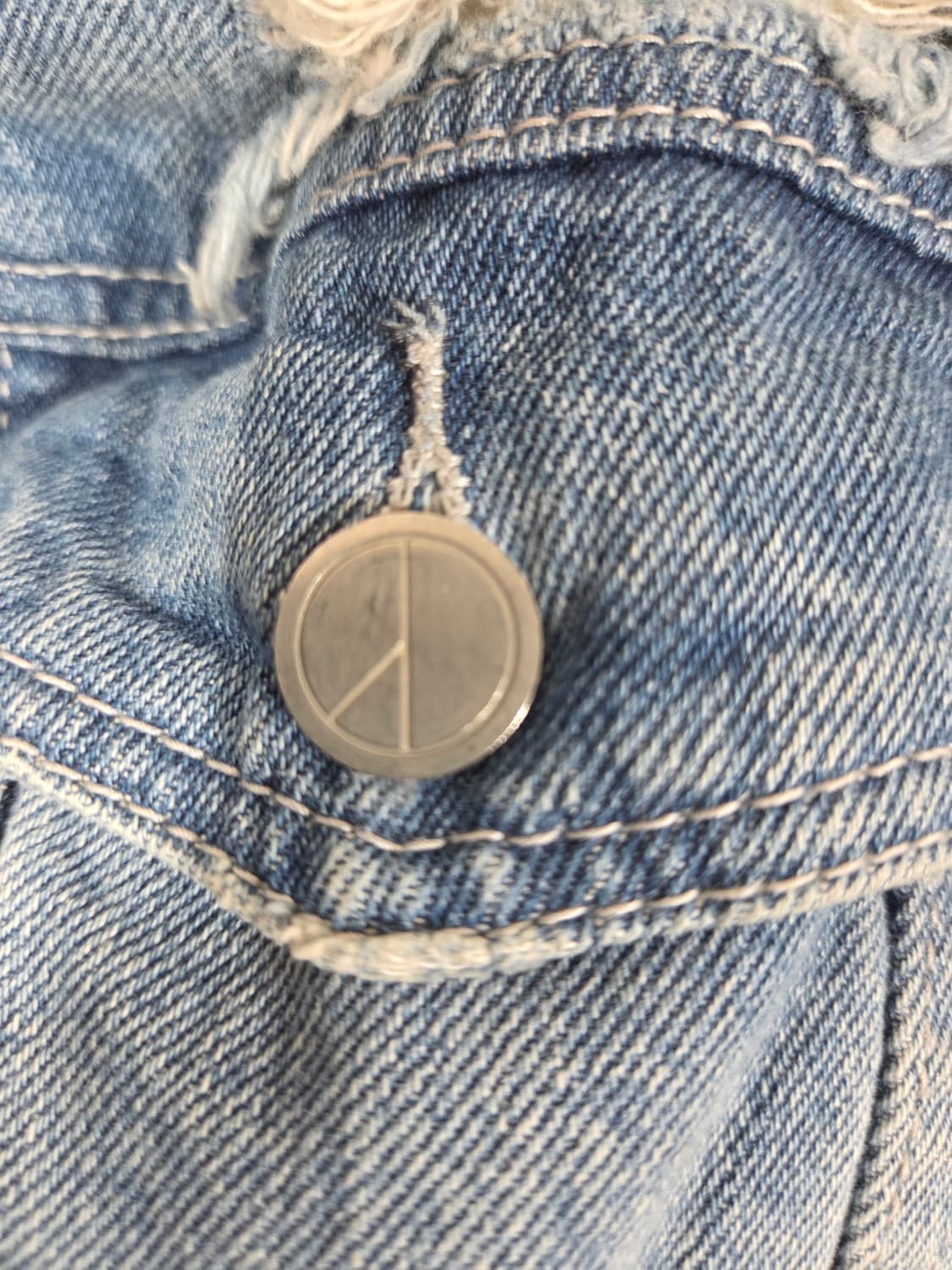 AMBUSH X 피마원Peaceminusone 데미지 워싱 데님 자켓 상품이미지4