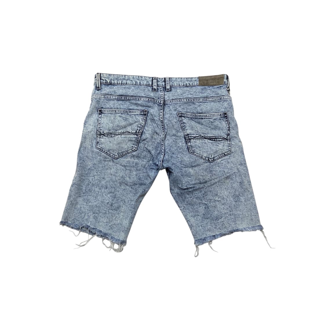 Bershka 버쉬카 라이트 블루 더티워싱 스키니 데님 반바지 상품이미지4