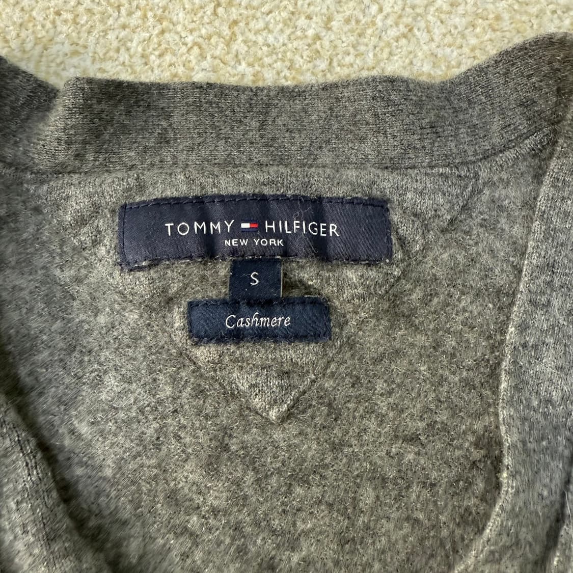 [S] 타미힐피거 캐시미어 니트 가디건 0119T1 상품이미지4