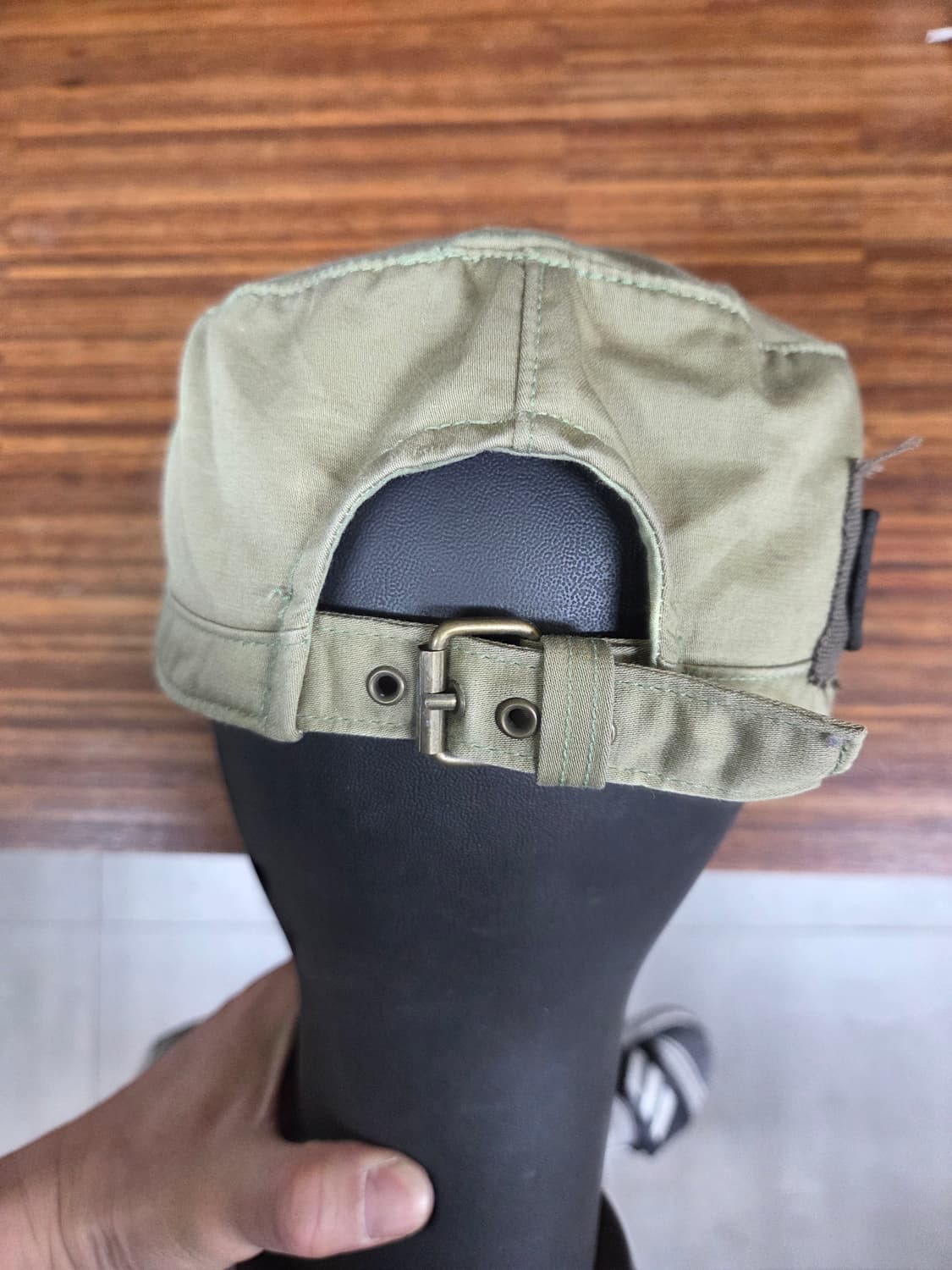 닉스 올드스쿨 빈티지 가죽패치 군모 모자 프리  상품이미지3