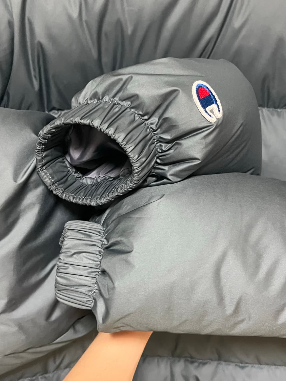 챔피온 푸퍼 다운 재킷 미드나잇 블루 xs 상품이미지7