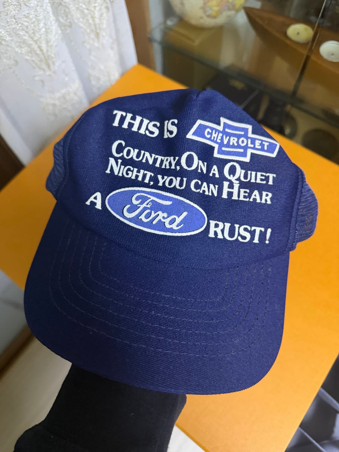 90s 빈티지 쉐보레 포드 노블티 트러커 캡 상품이미지2