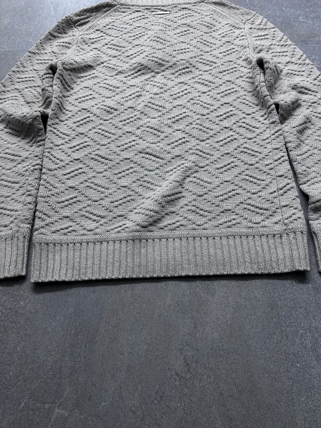 아르마니 숄 카라 울 블랜드 니트 상품이미지9