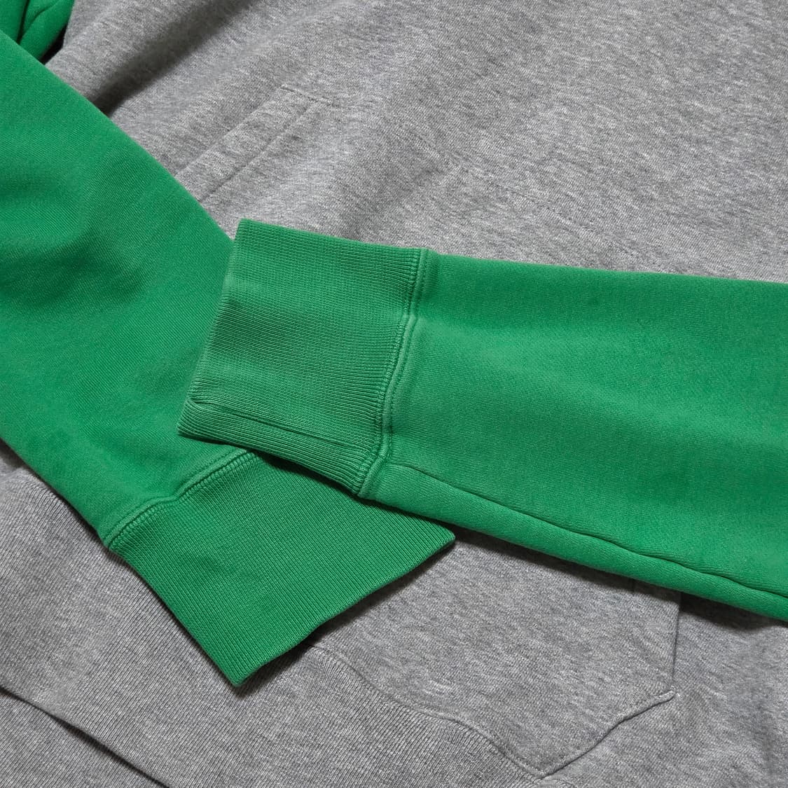 나이키 그린 배색 아노락 반집업 후드티 상품이미지7