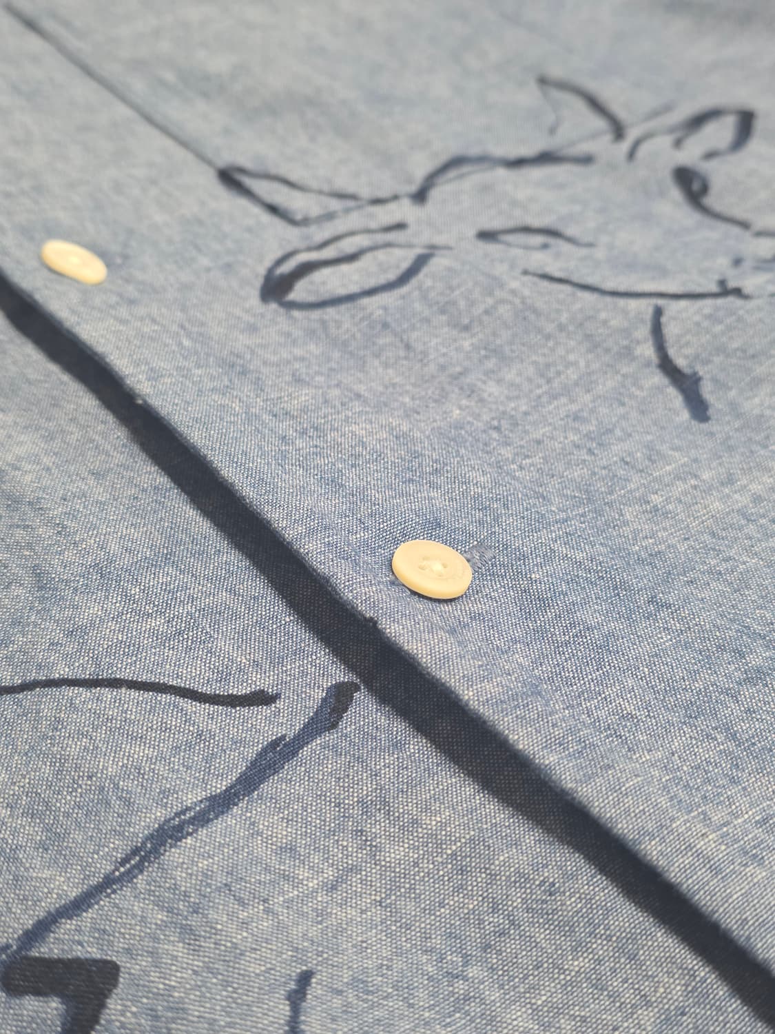 올드조 241OJ-SH07 indigo shirts drawing 상품이미지3