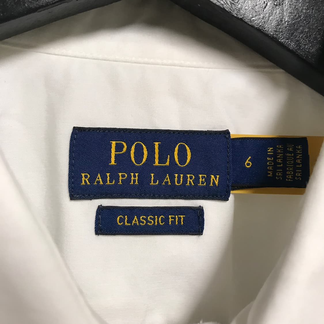 폴로 랄프로렌 QR 화이트 셔츠 6(W) 상품이미지5