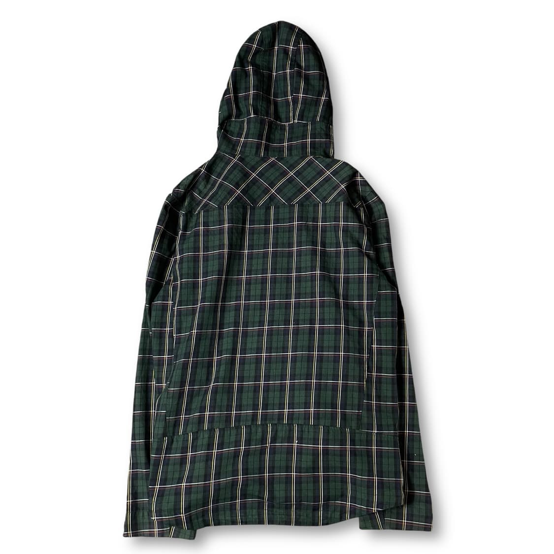 아디다스 연두로고 그린 체크 후드 긴팔 셔츠 자켓 L 상품이미지2