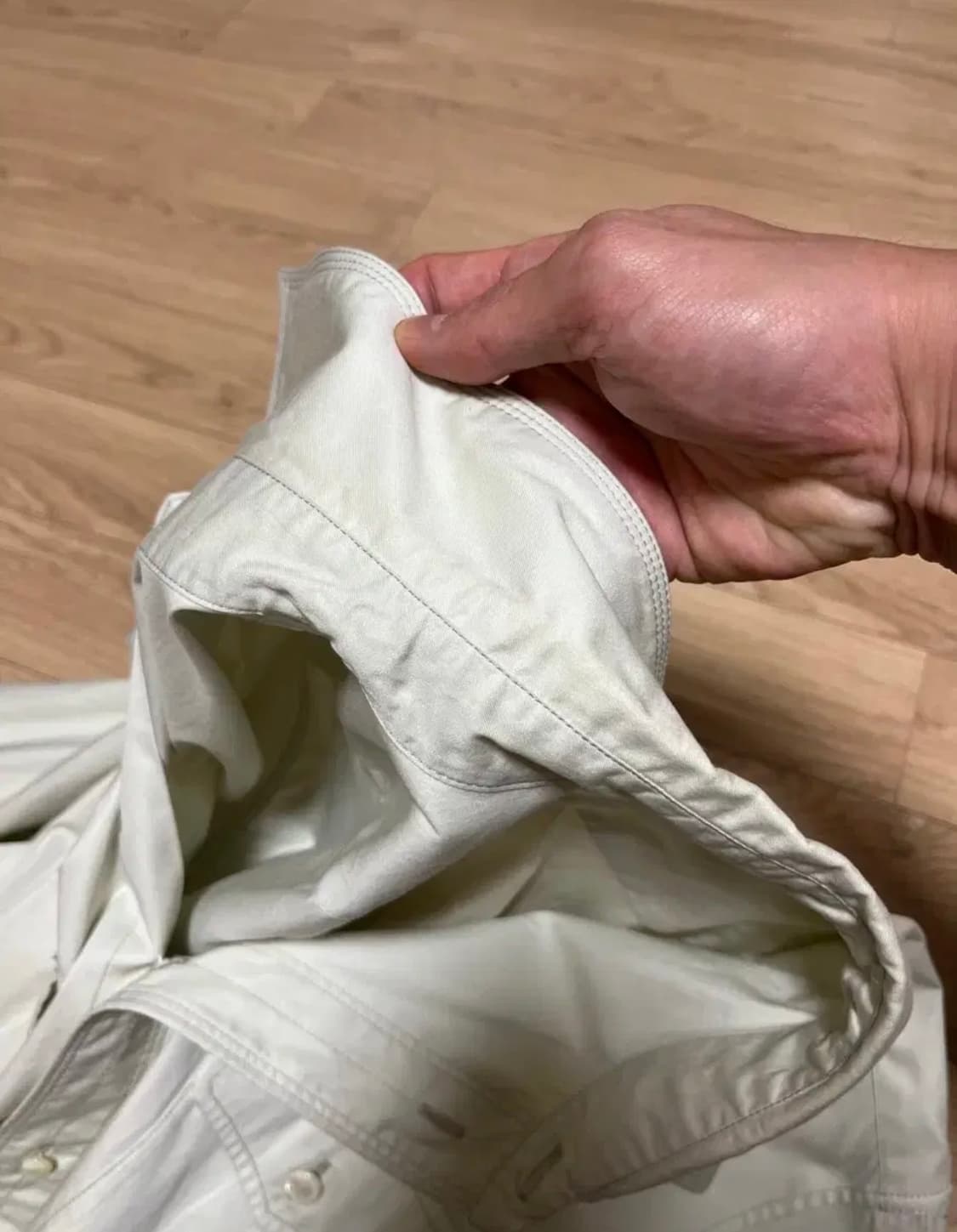 르메르 웨스턴 셔츠 (화이트실버버치) 50사이즈 상품이미지5