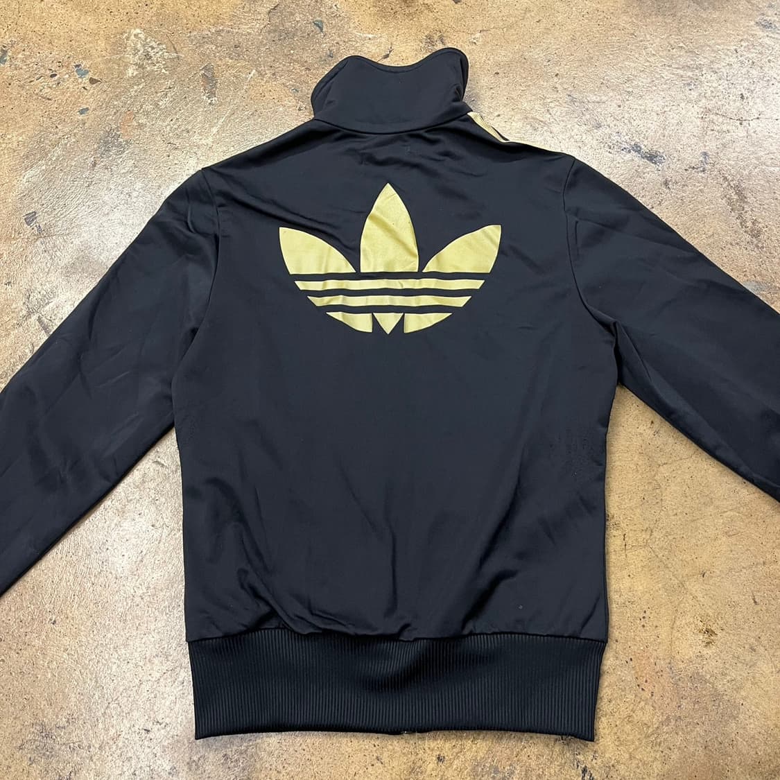 [정품/90] 아디다스 블랙 골드 삼선 트랙탑 검골 져지 b10 상품이미지4