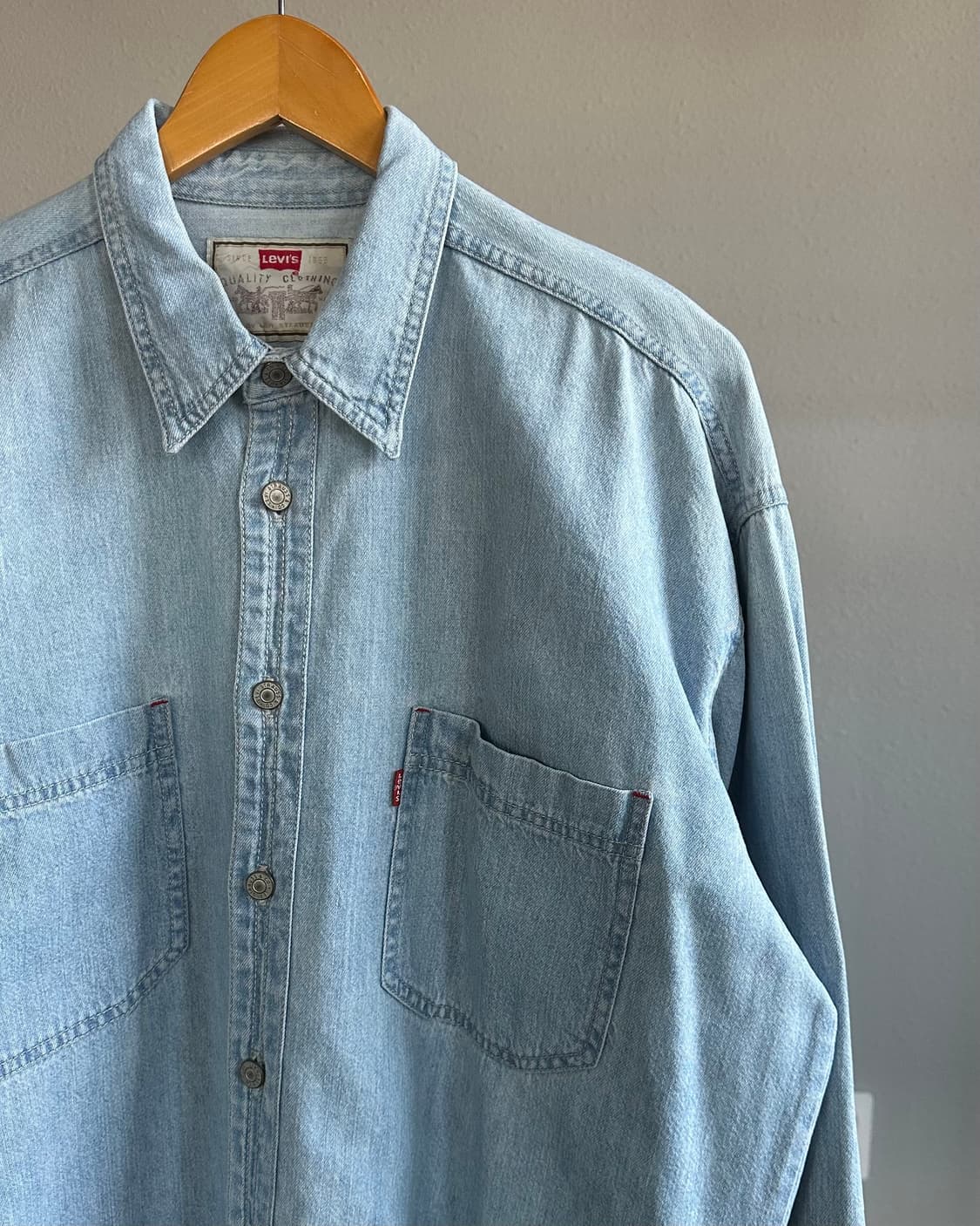 [L-XL]리바이스 Levi's 90s 데님 오버 셔츠 상품이미지3