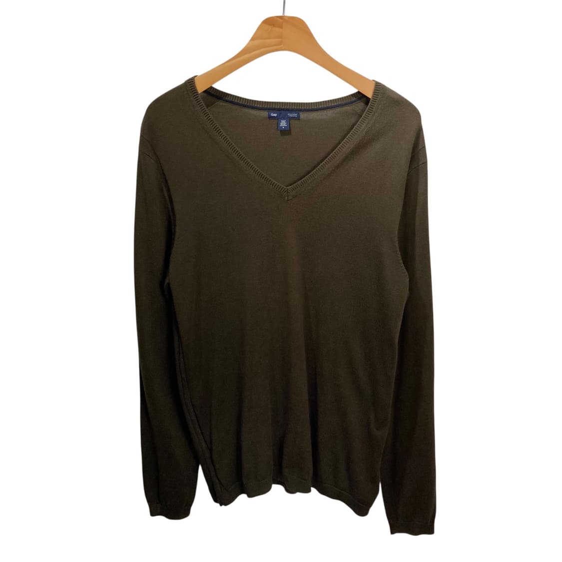 GAP 카키 브이넥 니트 상품이미지2