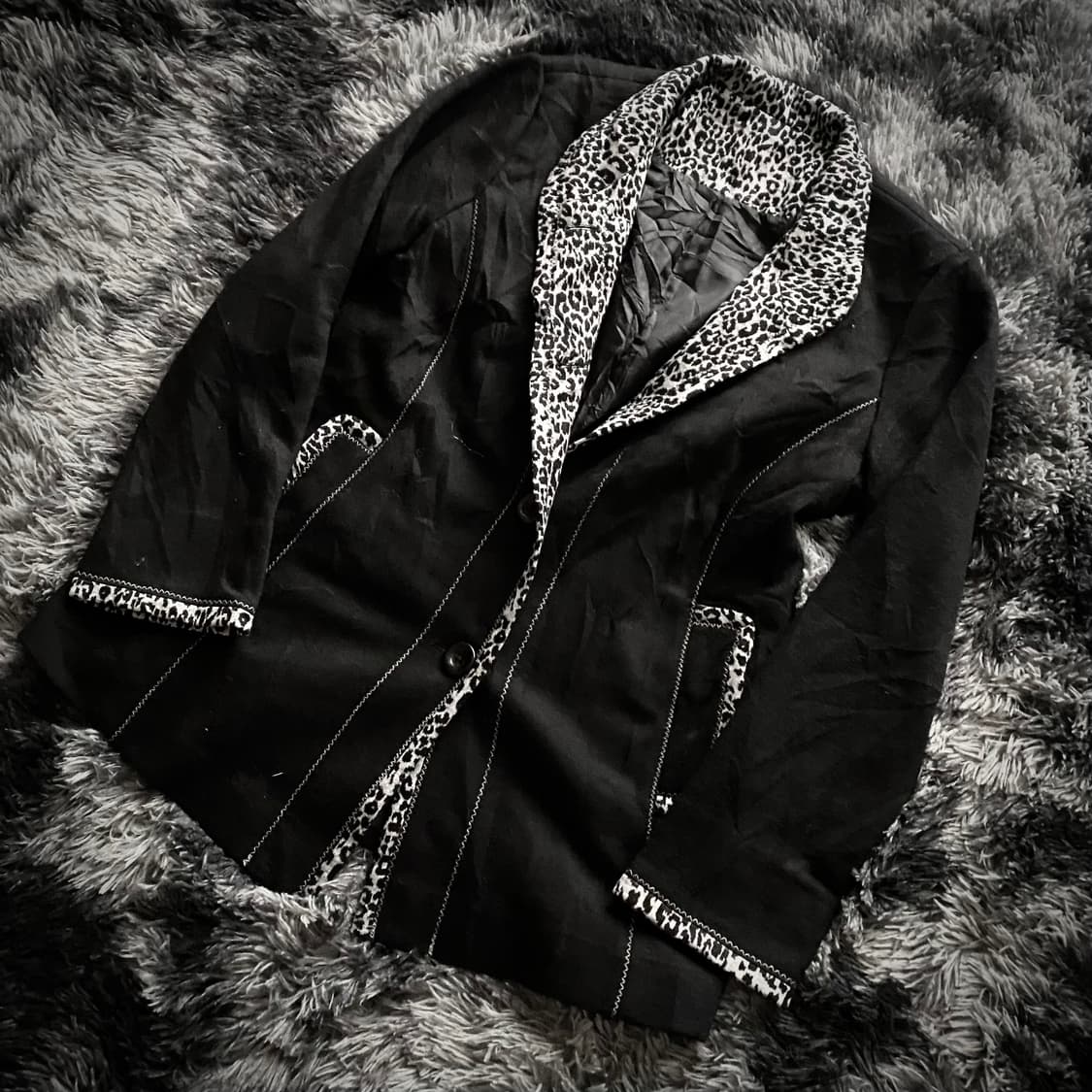 레오파드 블레이저 상품이미지3