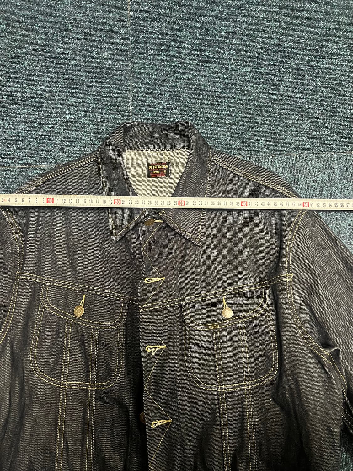 아웃스탠딩 리 복각 청자켓 / 50S WESTERN RIDER SELVE 상품이미지5