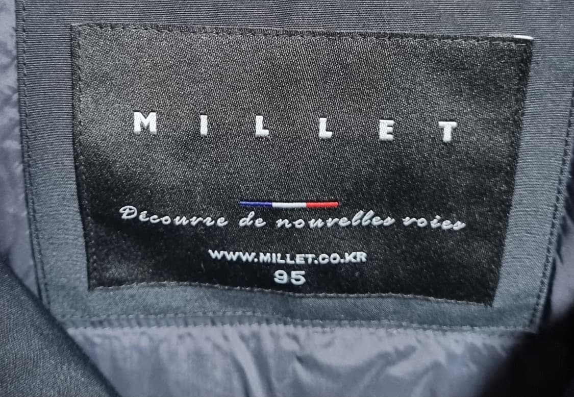 M (66) 밀레 블랙 덕다운 오리털 패딩  상품이미지3