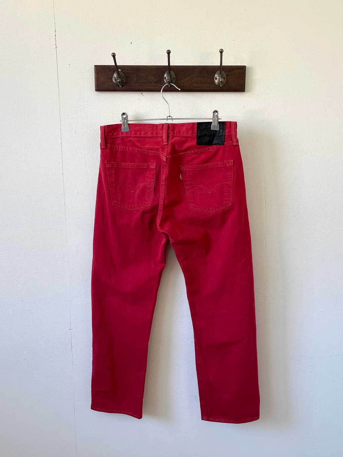 LEVI’s 501 파스텔 레드 데님 팬츠 상품이미지2