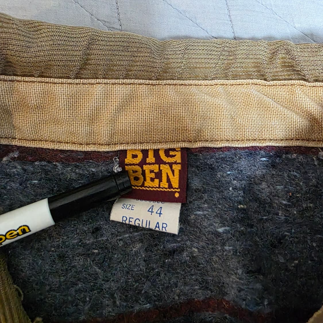 [44] 80s 빈티지 빅벤 BIG BEN 트래쉬드 하드페이드 초어자켓 상품이미지8