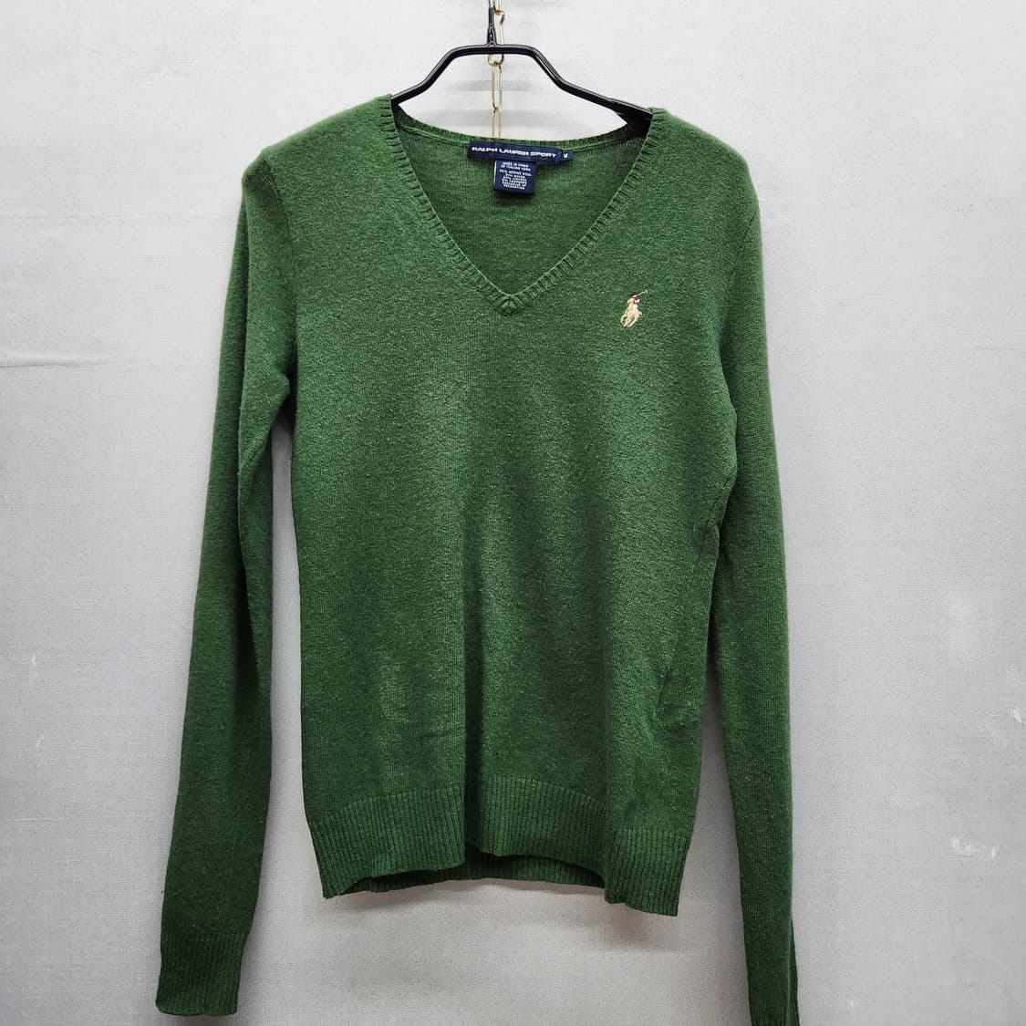 랄프로렌 스포츠 멀티포니 메리노울/캐시미어 니트M(S) 상품이미지1