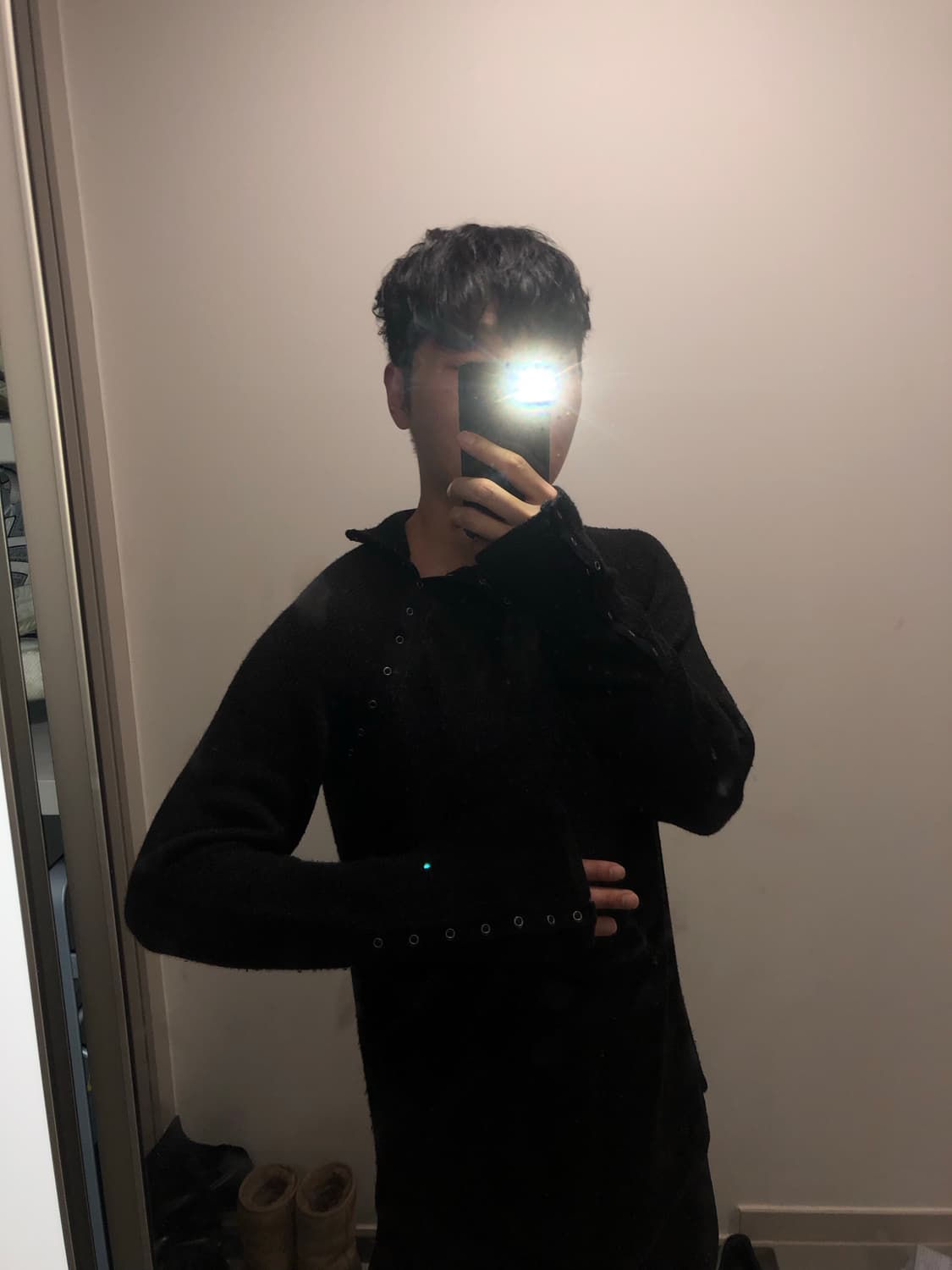 아르마니 드레이프 니트 롱슬리브 상품이미지1