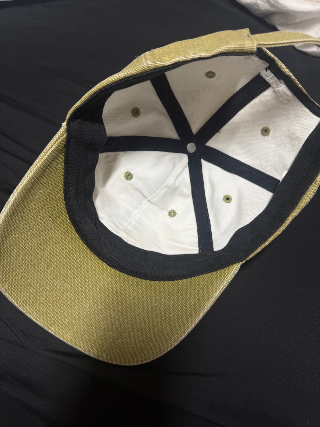 슈프림 피그먼트 캔버스 로고볼캡 올리브 23SS 상품이미지5