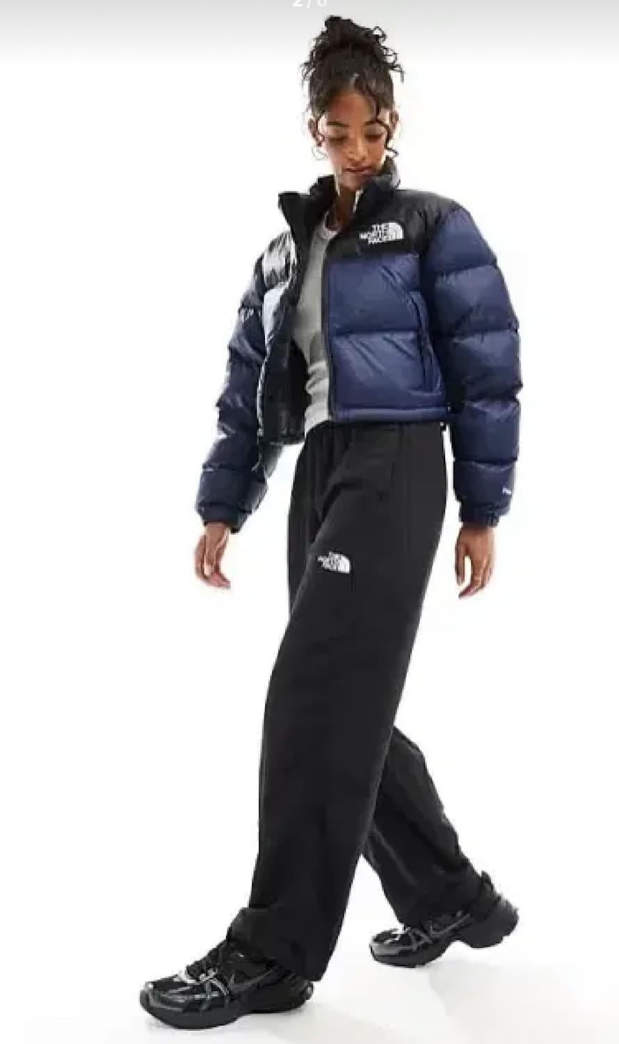 1996 노스페이스 크롭 눕시 700fill 네이비 상품이미지2