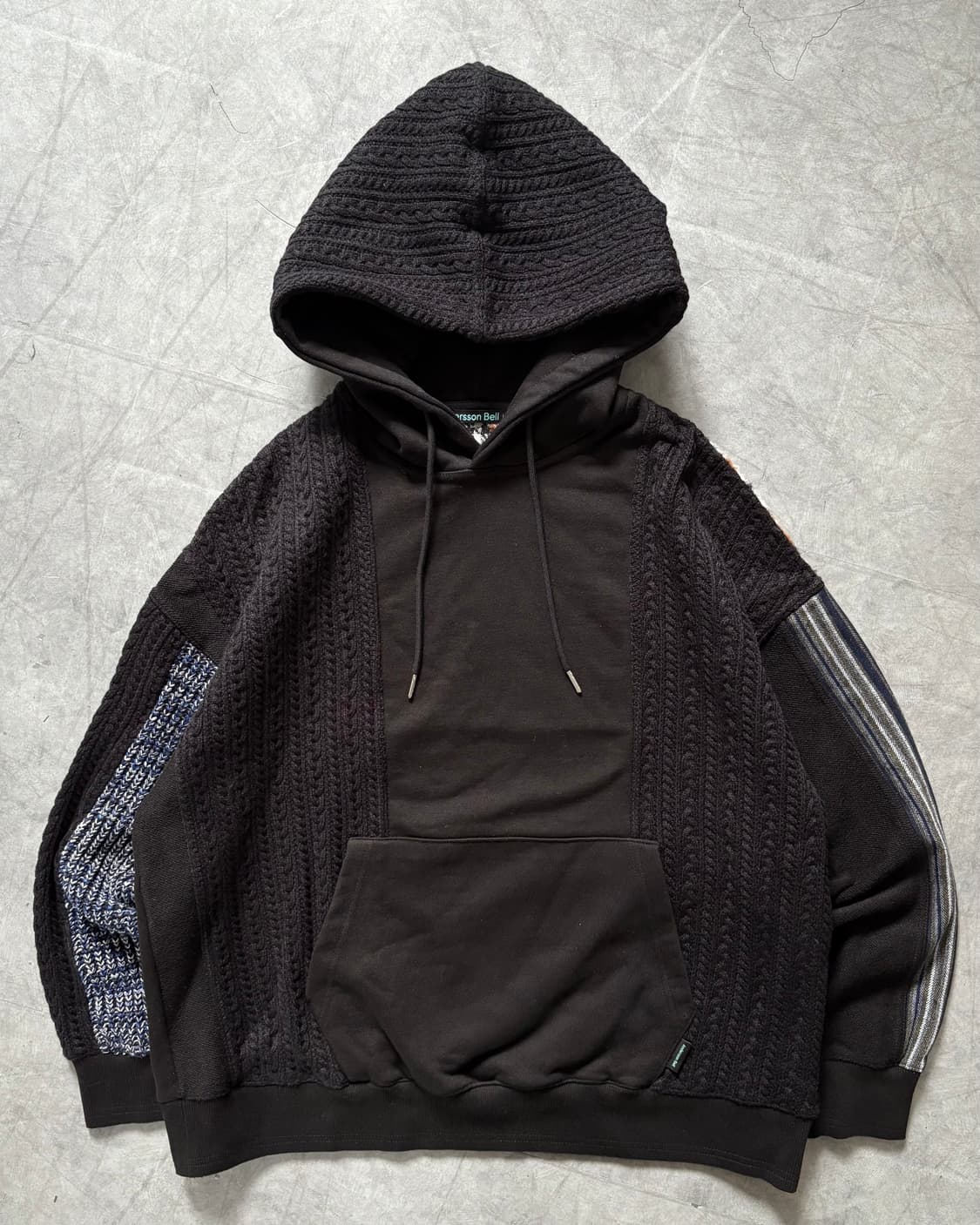 Andersson Bell 앤더슨벨 20FW 패브릭 콘트라스트 후드 상품이미지1