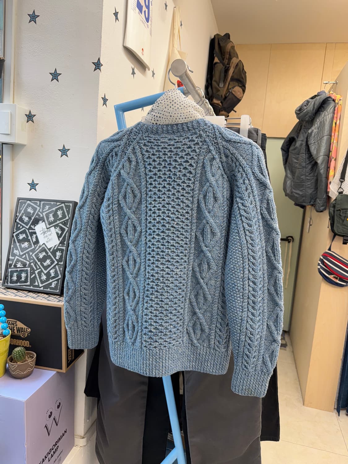 vtg knit zip-up 상품이미지7